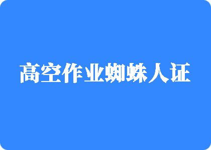 美女骚逼靠逼视频高空作业蜘蛛人证